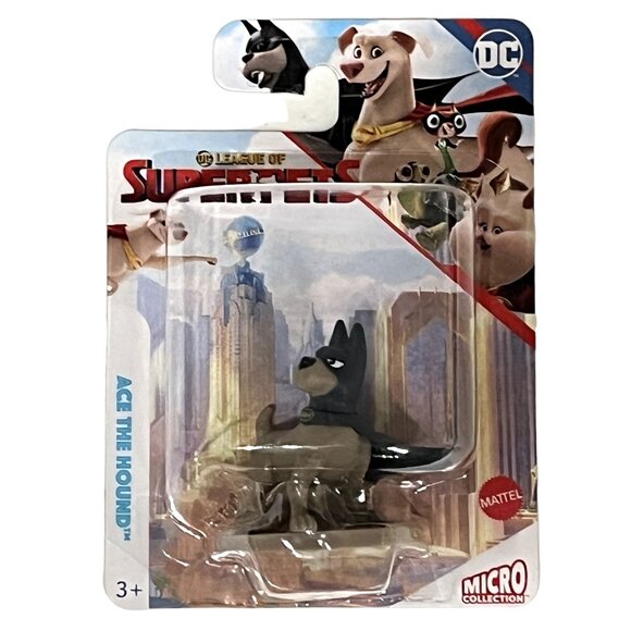 DC Super Pets Ace the Hound Micro Action Figure 2022 Mattel Sealed Toy - Picture 1 of 5
